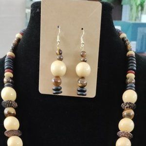 Handmade Necklace and Earring Set